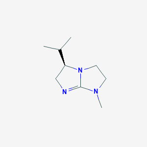 molecular formula C9H17N3 B12827294 (R)-5-Isopropyl-1-methyl-2,3,5,6-tetrahydro-1H-imidazo[1,2-a]imidazole 