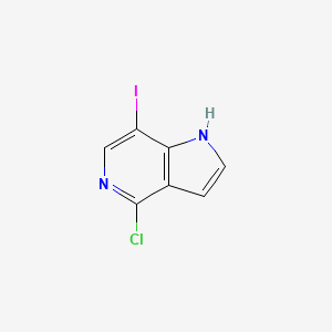 molecular formula C7H4ClIN2 B12827301 4-Chloro-7-iodo-1H-pyrrolo[3,2-c]pyridine 