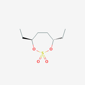 molecular formula C8H16O4S B12827350 (4S,7S)-4,7-Diethyl-1,3,2-dioxathiepane 2,2-dioxide 