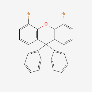 molecular formula C25H14Br2O B12827373 4',5'-Dibromo-Spiro[9H-fluorene-9,9'-[9H]xanthene] 