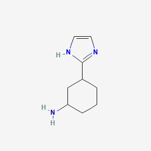 3-(1H-Imidazol-2-yl)cyclohexanamine