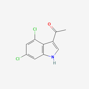 1-(4,6-Dichloro-1H-indol-3-yl)ethan-1-one