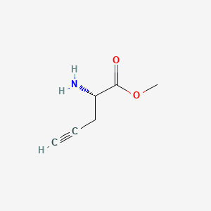 Methyl (2S)-2-aminopent-4-ynoate