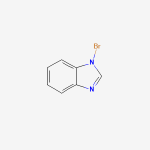 molecular formula C7H5BrN2 B12827410 1-Bromo-1H-benzo[d]imidazole CAS No. 348619-95-4