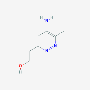 2-(5-Amino-6-methyl-pyridazin-3-yl)ethanol