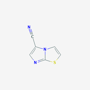 molecular formula C6H3N3S B12827424 Imidazo[2,1-B]thiazole-5-carbonitrile CAS No. 501689-26-5