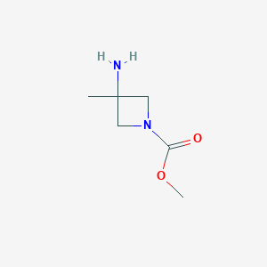 Methyl 3-amino-3-methyl-azetidine-1-carboxylate