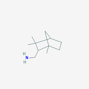 molecular formula C11H21N B12827433 (1,3,3-Trimethylbicyclo[2.2.1]heptan-2-yl)methanamine 