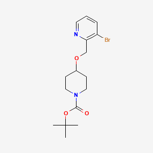 tert-Butyl 4-((3-bromopyridin-2-yl)methoxy)piperidine-1-carboxylate