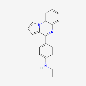 N-Ethyl-4-(pyrrolo[1,2-a]quinoxalin-4-yl)aniline