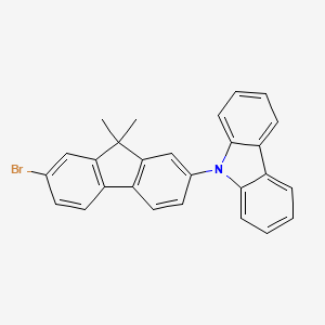 9-(7-Bromo-9,9-dimethyl-9H-fluoren-2-yl)-9H-carbazole