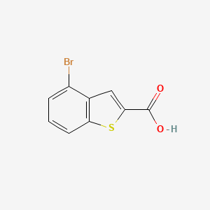 molecular formula C9H5BrO2S B1282756 4-Bromobenzo[b]thiophene-2-carboxylic acid CAS No. 5194-37-6