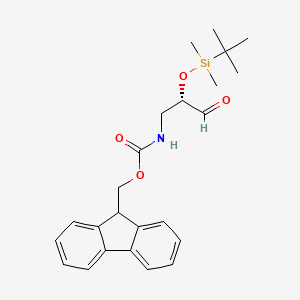 (S)-(9H-Fluoren-9-yl)methyl (2-((tert-butyldimethylsilyl)oxy)-3-oxopropyl)carbamate