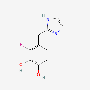 4-((1H-Imidazol-2-yl)methyl)-3-fluorobenzene-1,2-diol