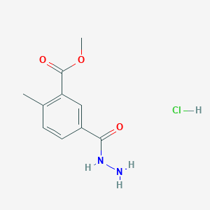 Methyl 5-(hydrazinecarbonyl)-2-methylbenzoate hydrochloride