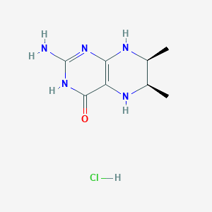 Cis-2-amino-6,7-dimethyl-5,6,7,8-tetrahydropteridin-4(1H)-one xhydrochloride