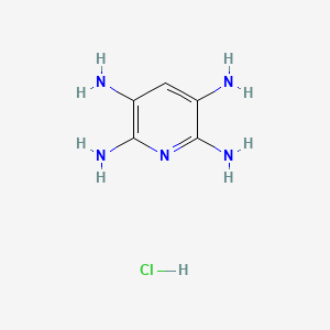 molecular formula C5H10ClN5 B12827603 2,3,5,6-Tetraaminopyridine hydrochloride 