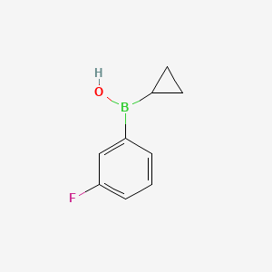 Cyclopropyl(3-fluorophenyl)borinic acid