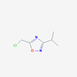molecular formula C6H9ClN2O B1282762 5-(氯甲基)-3-异丙基-1,2,4-噁二唑 CAS No. 54042-97-6