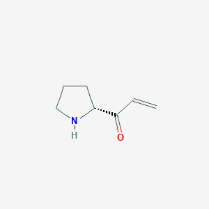 molecular formula C7H11NO B12827664 (R)-1-(Pyrrolidin-2-yl)prop-2-en-1-one 