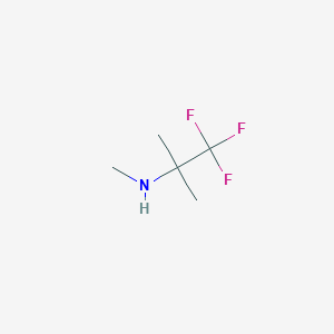 molecular formula C5H10F3N B12827673 N-Methyl-2,2,2-trifluoro-1,1-dimethyl-ethylamine CAS No. 1389315-18-7