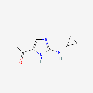 1-(2-(Cyclopropylamino)-1H-imidazol-4-yl)ethanone