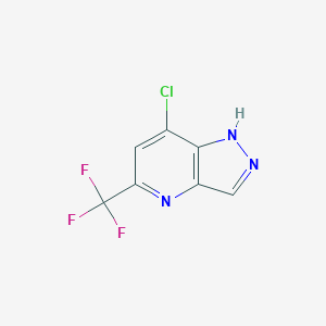 7-Chloro-5-(trifluoromethyl)-1H-pyrazolo[4,3-b]pyridine