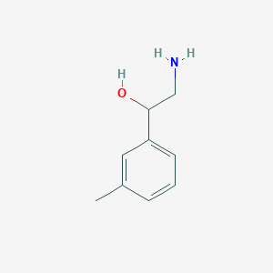 molecular formula C9H13NO B1282769 2-Amino-1-(m-tolyl)ethanol CAS No. 53360-88-6