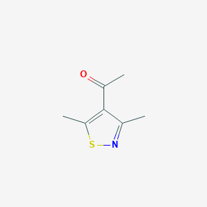 molecular formula C7H9NOS B12827699 1-(3,5-Dimethylisothiazol-4-yl)ethan-1-one 