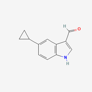 5-Cyclopropyl-1H-indole-3-carbaldehyde