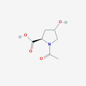 (2R)-1-acetyl-4-hydroxypyrrolidine-2-carboxylic acid