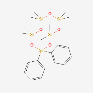 2,2,4,4,6,6,8,8-Octamethyl-10,10-diphenyl-1,3,5,7,9,2,4,6,8,10-pentaoxapentasilecane