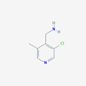 (3-Chloro-5-methylpyridin-4-YL)methylamine