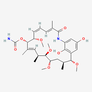 molecular formula C30H44N2O9 B1282777 dihydro-herbimycin A CAS No. 91700-93-5