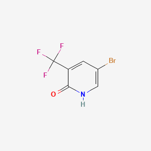 molecular formula C6H3BrF3NO B1282779 5-Bromo-2-hydroxy-3-(trifluoromethyl)pyridine CAS No. 76041-79-7