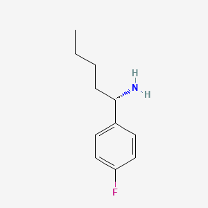 molecular formula C11H16FN B12827791 (S)-1-(4-Fluorophenyl)pentan-1-amine 