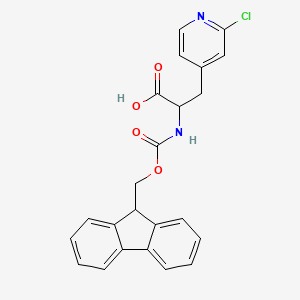 2-((((9H-Fluoren-9-yl)methoxy)carbonyl)amino)-3-(2-chloropyridin-4-yl)propanoic acid