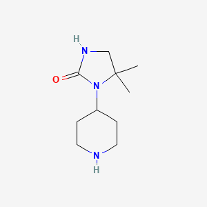 5,5-Dimethyl-1-(piperidin-4-yl)imidazolidin-2-one