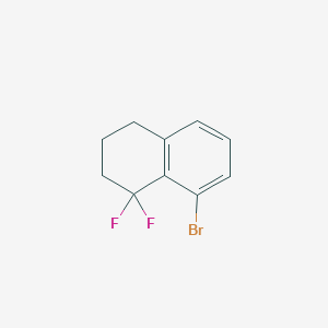 molecular formula C10H9BrF2 B12827847 8-Bromo-1,1-difluoro-1,2,3,4-tetrahydronaphthalene 