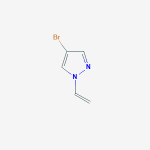 molecular formula C5H5BrN2 B1282786 4-Bromo-1-vinyl-1H-pyrazole CAS No. 80308-80-1