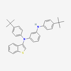 N1-(Benzo[b]thiophen-3-yl)-N1,N3-bis(4-(tert-butyl)phenyl)benzene-1,3-diamine