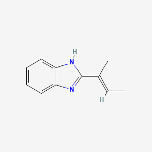 molecular formula C11H12N2 B12827898 2-(but-2-en-2-yl)-1H-benzo[d]imidazole 