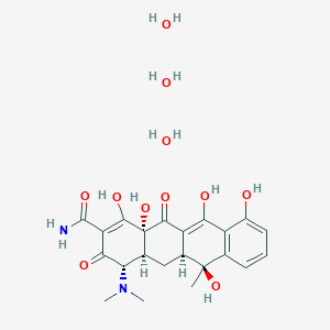 molecular formula C22H30N2O11 B12827948 Tetracycline trihydrate CAS No. 6416-04-2