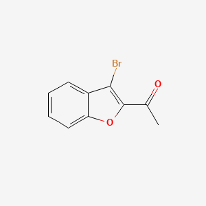 B1282798 1-(3-Bromo-1-benzofuran-2-yl)-1-ethanone CAS No. 99661-02-6