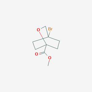 molecular formula C9H13BrO3 B12827981 Methyl 4-bromo-2-oxabicyclo[2.2.2]octane-1-carboxylate 