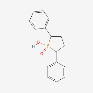 molecular formula C16H17O2P B12827993 1-Hydroxy-2,5-diphenylphospholane 1-oxide 