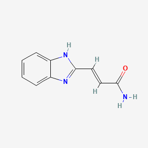 3-(1H-Benzo[d]imidazol-2-yl)acrylamide