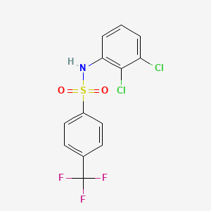 molecular formula C13H8Cl2F3NO2S B12828030 N-(2,3-Dichlorophenyl)-4-(trifluoromethyl)benzenesulfonamide 