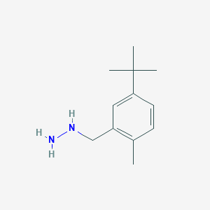 (5-(tert-Butyl)-2-methylbenzyl)hydrazine