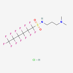 N-(3-(Dimethylamino)propyl)tridecafluorohexanesulphonamide monohydrochloride